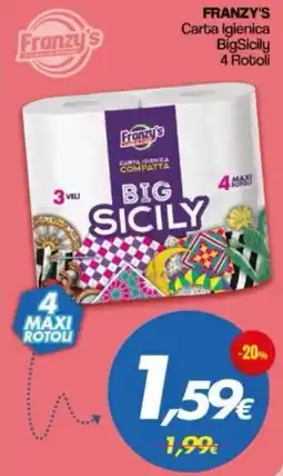 Franzy's Franzy's Carta Igienica Big Sicily offerta
