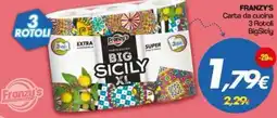Franzy's Franzy's carta cucina big sicily xl offerta