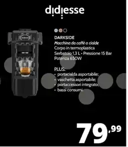 Comet DARKSIDE Macchina da caffè a cialde offerta
