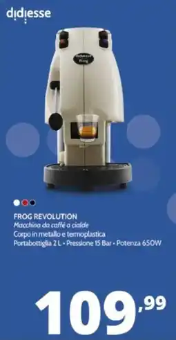 Comet Frog Revolution Macchina da caffè a cialde offerta