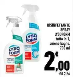 Conad Disinfettante spray Lysoform offerta
