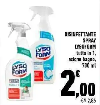 Disinfettante spray Lysoform
