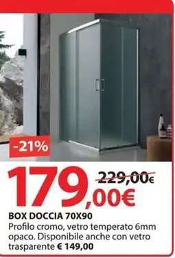Kreo Brico e Casa Box doccia 70x90 offerta
