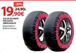 Kreo Brico e Casa Calze da neve per auto omologate offerta