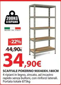 Kreo Brico e Casa Scaffale Pokerino offerta