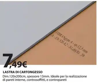 Lastra di cartongesso