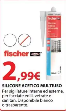 Kreo Brico e Casa Silicone acetico multiuso fischer offerta
