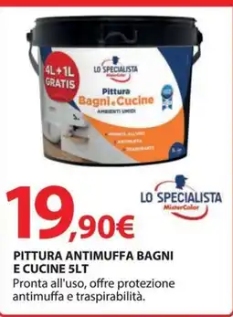 Kreo Brico e Casa Pittura antimuffa bagni e cucine Lo Specialista offerta