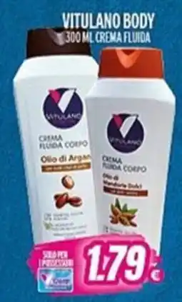 Vitulano Drugstore Vitulano body crema fluida corpo offerta