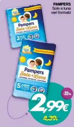 Franzy's Pampers Sole e Luna offerta