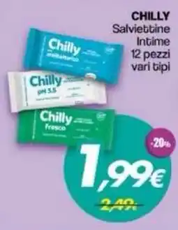 Franzy's Chilly Salviettine Intime offerta