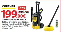 Kreo Brico e Casa Idropulitrice K4 Black offerta