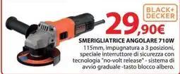 Kreo Brico e Casa Smerigliatrice angolare Black+Decker offerta