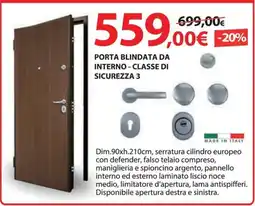 Kreo Brico e Casa Porta blindata da interno - classe di sicurezza 3 offerta