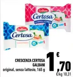 Conad Superstore Crescenza Certosa Galbani offerta