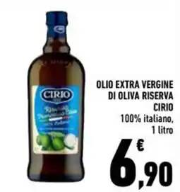 Conad Superstore Olio extra vergine di oliva riserva Cirio offerta