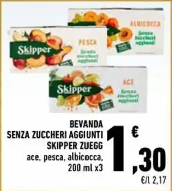 Beveranda senza zuccheri aggiunti Skipper Zuegg