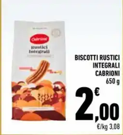 Conad Superstore Biscotti rustici integrali Cabrioni offerta