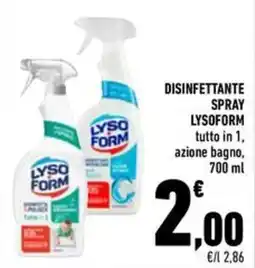 Conad Superstore Disinfettante spray Lysoform offerta