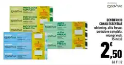 Conad Superstore Dentifricio Conad Essentiae offerta