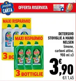 Conad Superstore Detersivo stoviglie a mano Nelson offerta