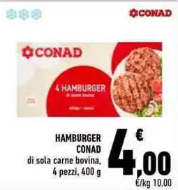 Conad Hamburger Conad offerta