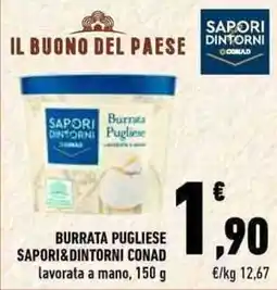 Conad Burrrata Pugliese Sapori&Dintorni Conad offerta