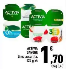 Conad Activia Danone linea assortita offerta