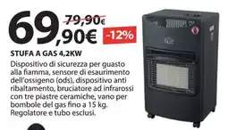 Kreo Brico e Casa Stufa a gas 4,2kW offerta