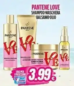 Vitulano Drugstore Pantene Love shampoo-maschera-balsamo-olio offerta