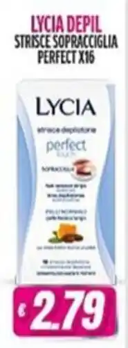 Vitulano Drugstore Lycia strisce depilatorie perfect sopracciglia offerta