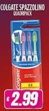 Vitulano Drugstore Colgate spazzolino quadrpack offerta