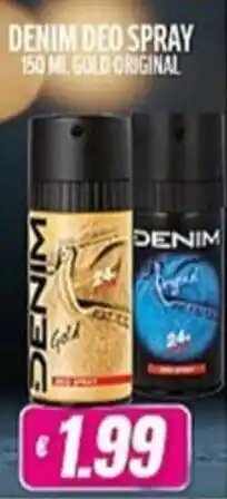 Vitulano Drugstore Denim deo spray gold original offerta