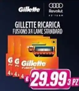 Vitulano Drugstore Gillette Ricarica Fusions X4 Lame Standard offerta