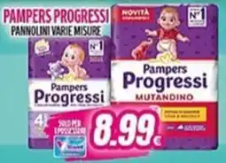 Vitulano Drugstore Pampers Progressi Mutandino offerta