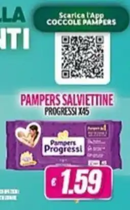 Vitulano Drugstore Pampers Salviettine Progressi offerta