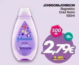 Franzy's Johnson's Bagnetto Dolci Notti offerta