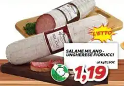 MA Supermercati Salame Milano - Ungherese Fiorucci offerta