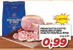 MA Supermercati Prosciutto cotto Maialino d'Oro offerta