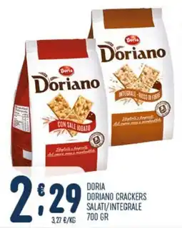 Gruppo Pascar Doriano Crackers Salati/Integrale offerta