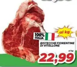 MA Supermercati Bistecche fiorentine di vitellone offerta