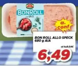 MA Supermercati Bon Roll allo speck AIA offerta