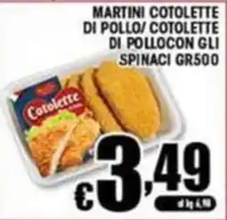 Sacoph Cotolette di pollo con spinaci offerta