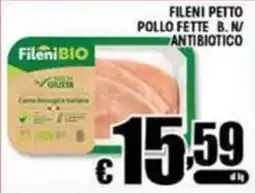 Sacoph Fileni BIO petto pollo fette offerta