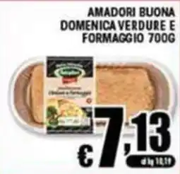 Sacoph Amadori buona domenica verdure e formaggio offerta