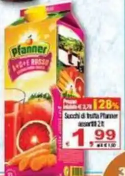 CTS Supermercati Succhi di frutta Pfanner offerta