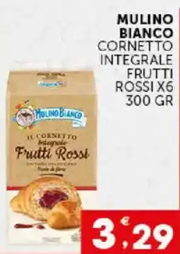 Issimo supermercado Mulino Bianco Cornetto Integrale Frutti Rossi offerta