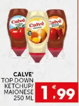 Issimo supermercado Calve' top down ketchup/maionese offerta