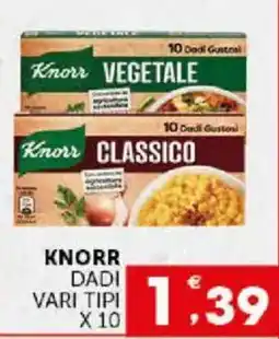Issimo supermercado Knorr dadi vari tipi offerta