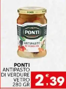 Issimo supermercado Ponti antipasto di verdure offerta